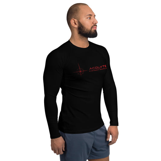 ACOLYTE SUBMISSION GRAPPLING - Men's Black Ranked Rash Guard