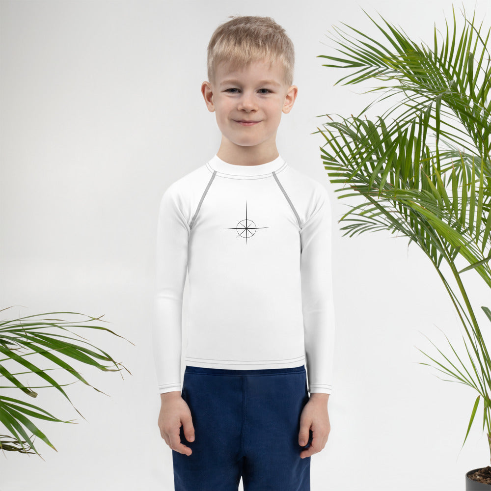 ACOLYTE SUBMISSION GRAPPLING - Kids White Rash Guard