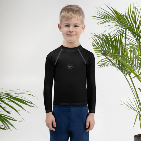 ACOLYTE SUBMISSION GRAPPLING - Kids Black Rash Guard